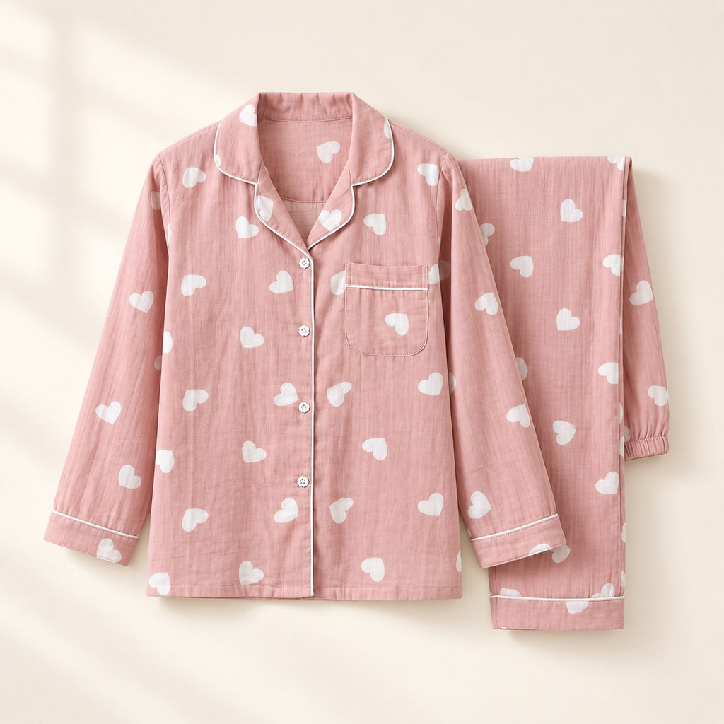 100% Cotton Classic Pajama in Pink