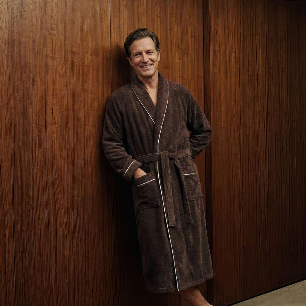 Mallowfern Cloud Plush Robe - Espresso Brown