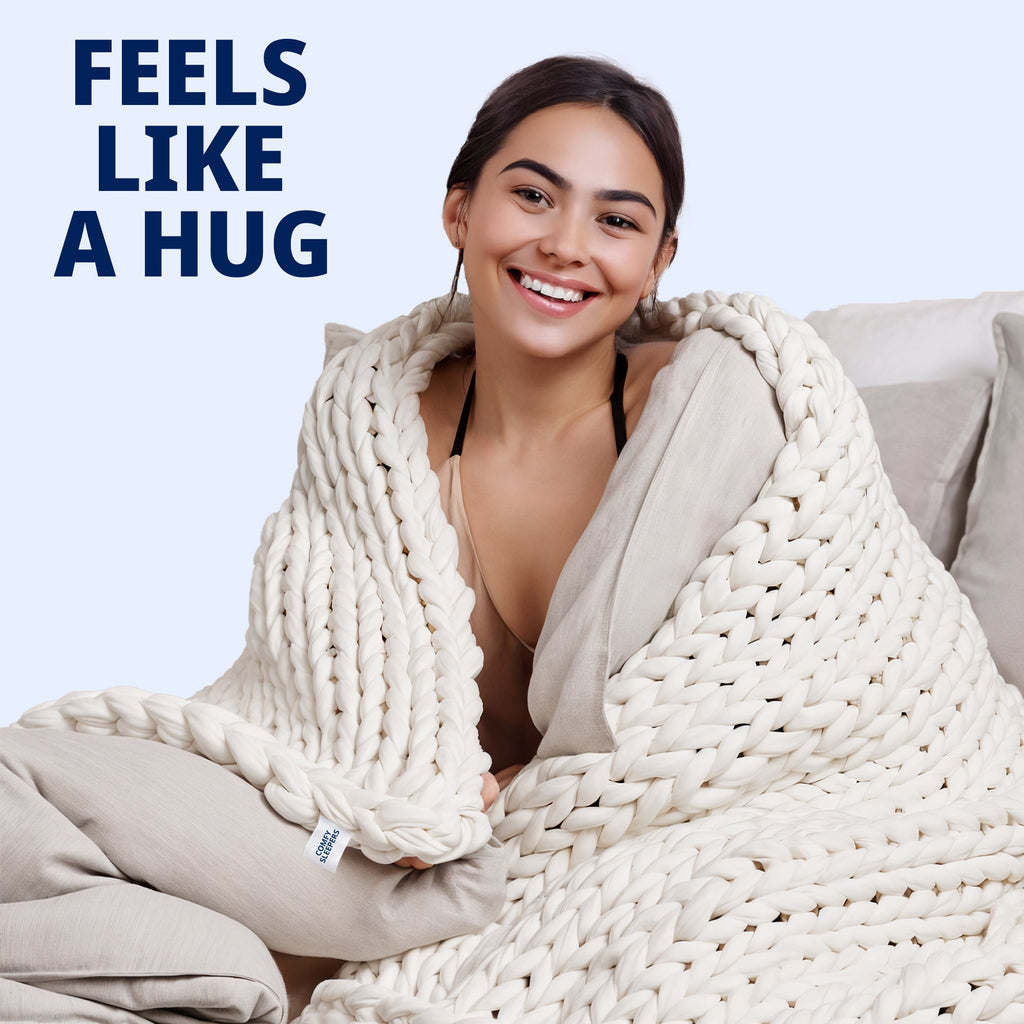 Mallowfern Chunky Knit Weighted Blanket product image 8