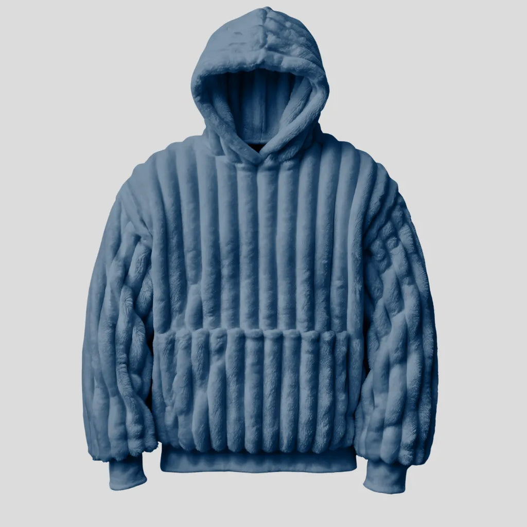 Mallowfern Wearable Blanket Hoodie - Blue