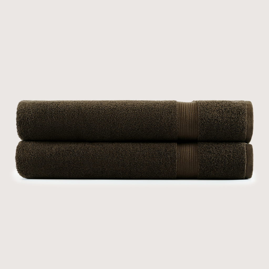 Mallowfern Ultrasoft Bath Sheets 2-Pack - Espresso Brown
