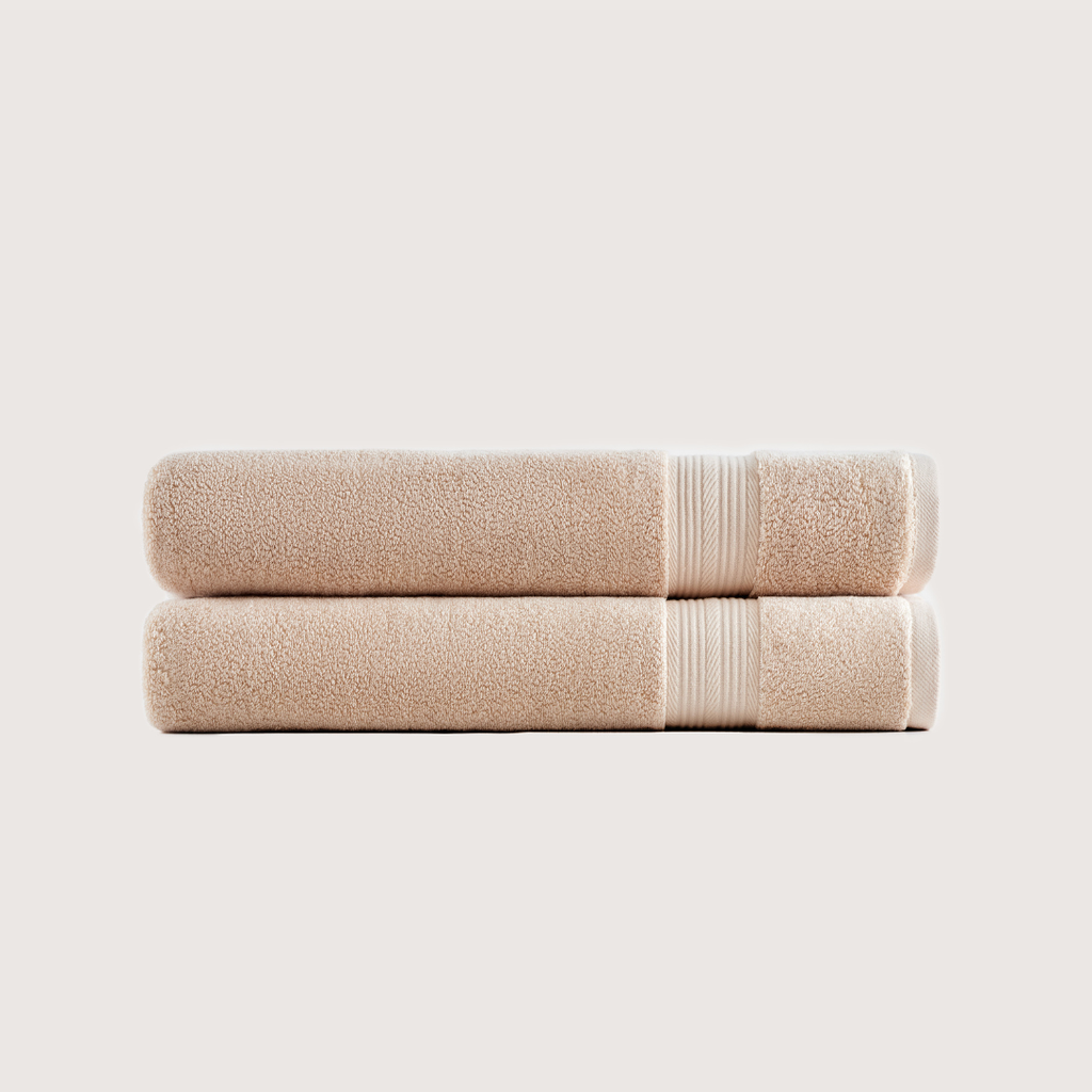 Mallowfern Ultrasoft Bath Towels 2-Pack - Sand