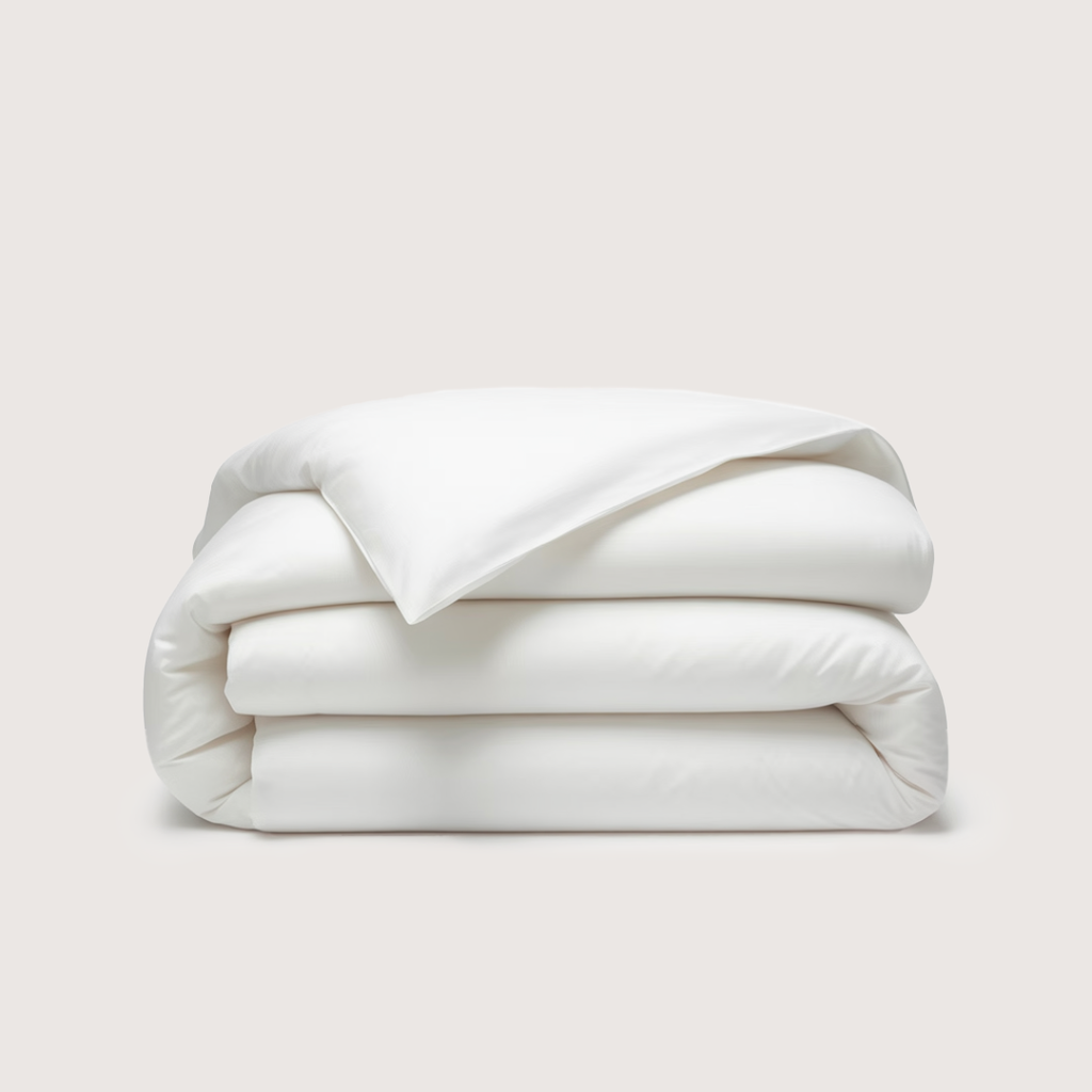 Mallowfern Eucalyptus Duvet Cover - Cloud White