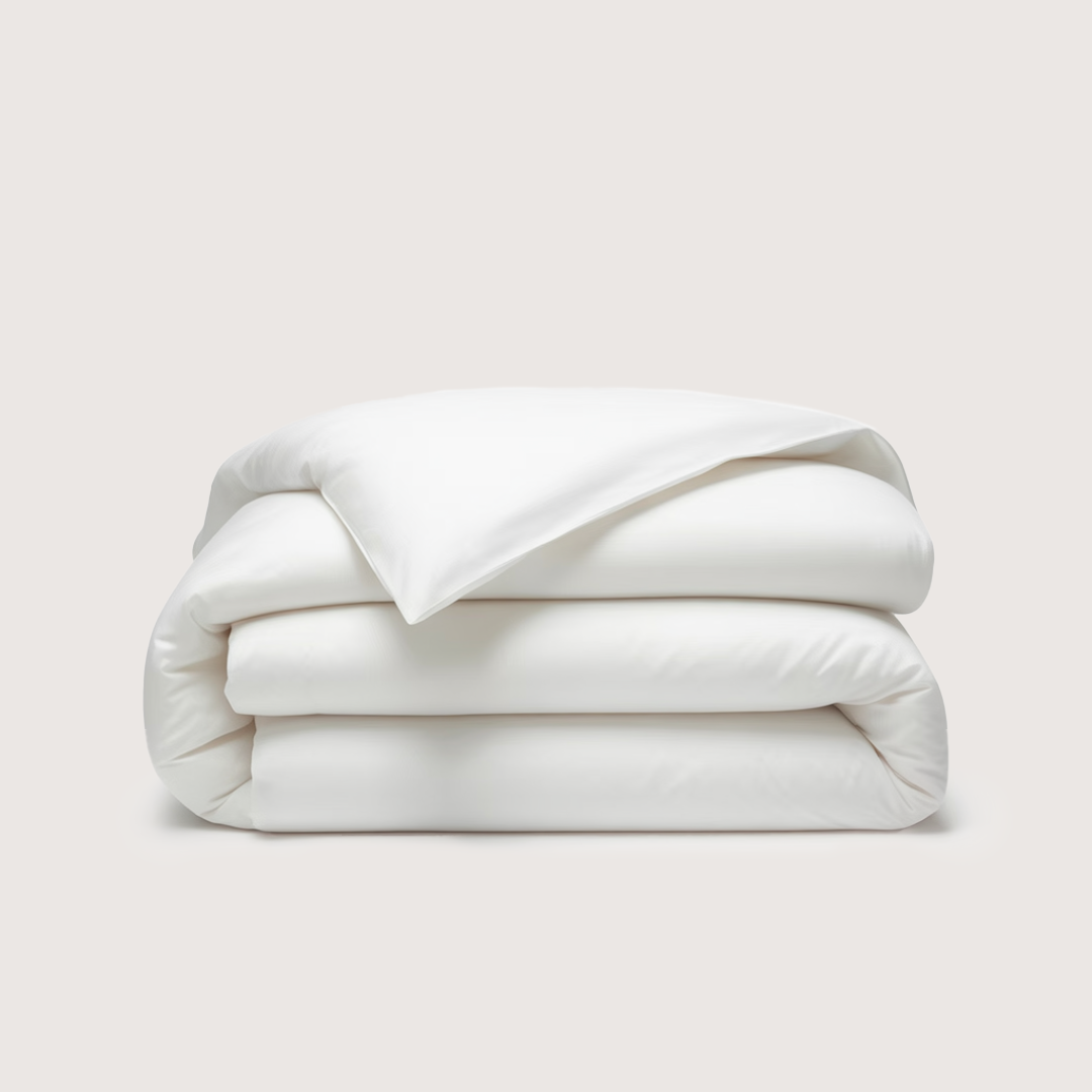 Mallowfern Eucalyptus Duvet Cover - Cloud White