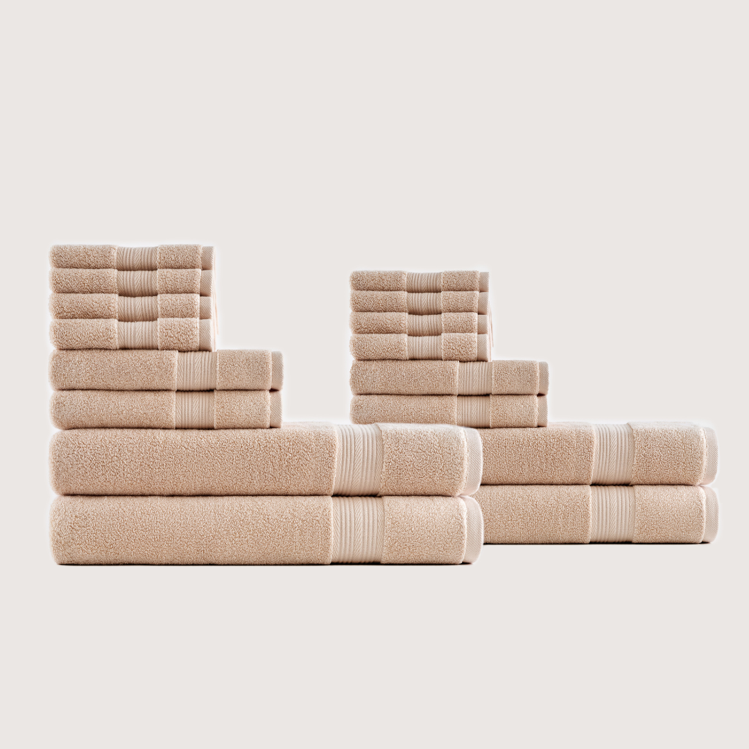 Mallowfern Ultrasoft Family Bundle 16pc - Sand