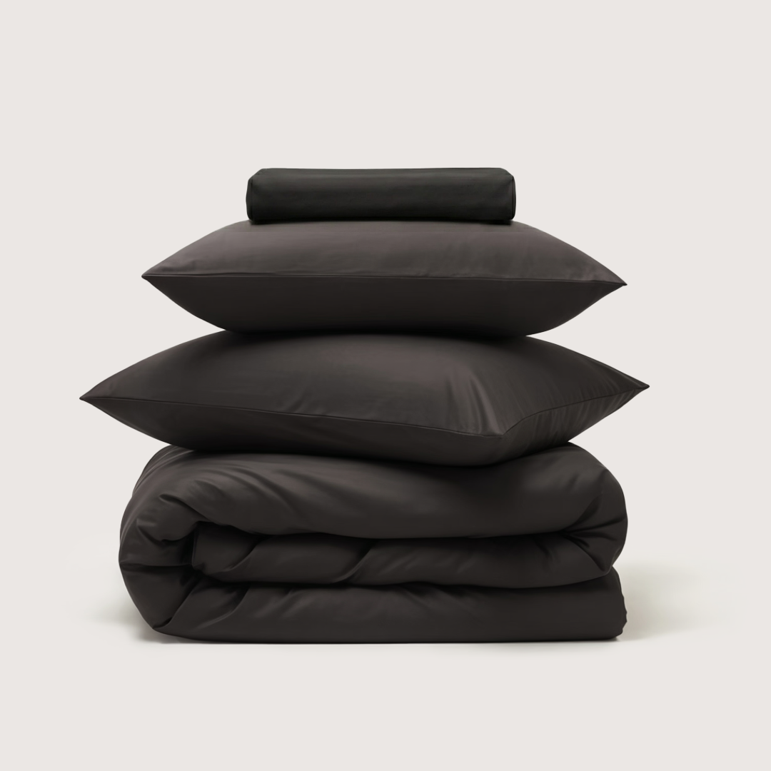 Mallowfern Luxe Cotton Sheet Set - Midnight Black