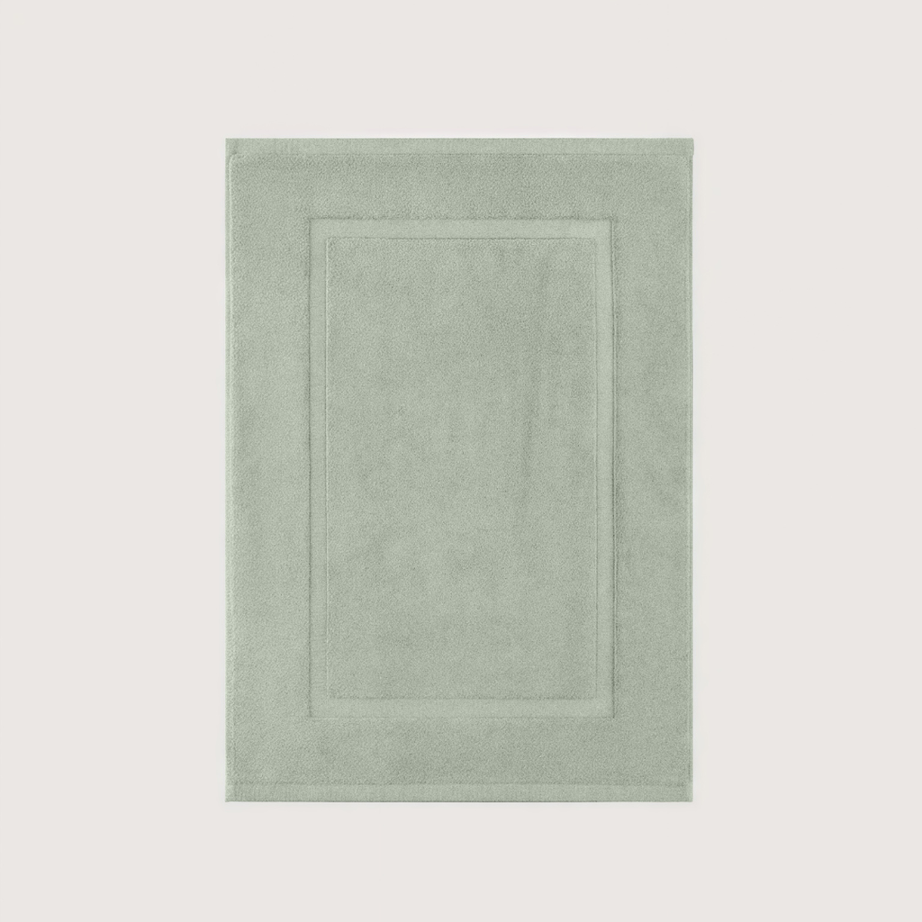 Mallowfern Cotton Bath Mat - Sage