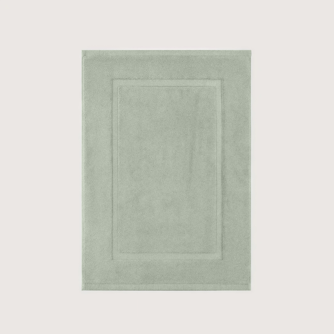 Mallowfern Cotton Bath Mat - Sage