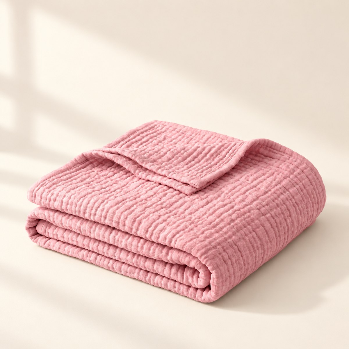 6-Layer Muslin Cotton Blanket in Pink