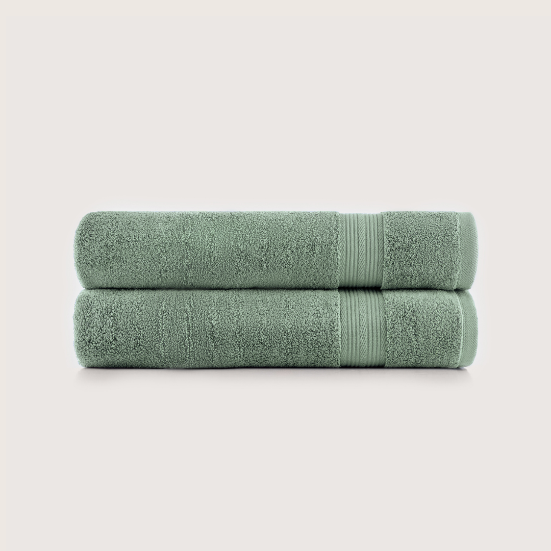 Mallowfern Ultrasoft Bath Towels 2-Pack - Sage