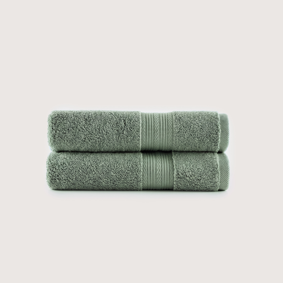 Mallowfern Ultrasoft Hand Towels 2-Pack - Sage