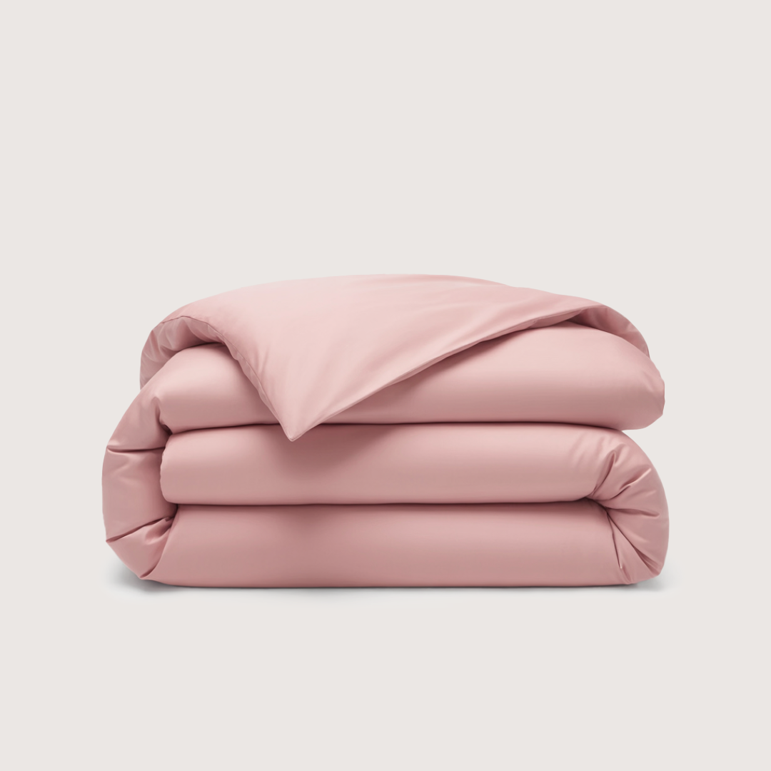 Mallowfern Eucalyptus Duvet Cover - Coral Pink