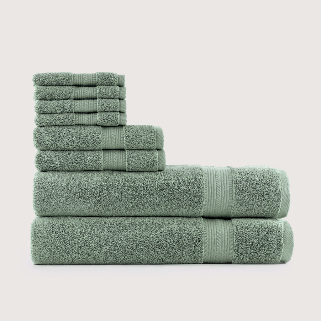 Mallowfern Ultrasoft Bath Bundle 8pc - Sage