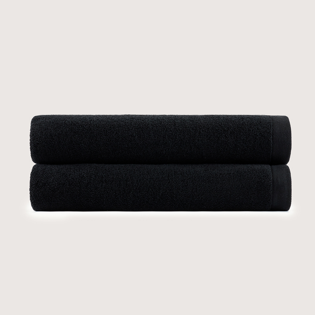 Mallowfern Heavyweight 800 GSM Towel Set - Midnight Black