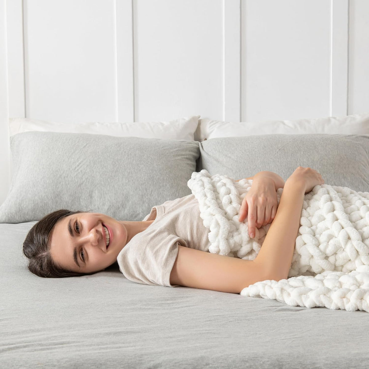 Mallowfern Chunky Knit Weighted Blanket product image 6
