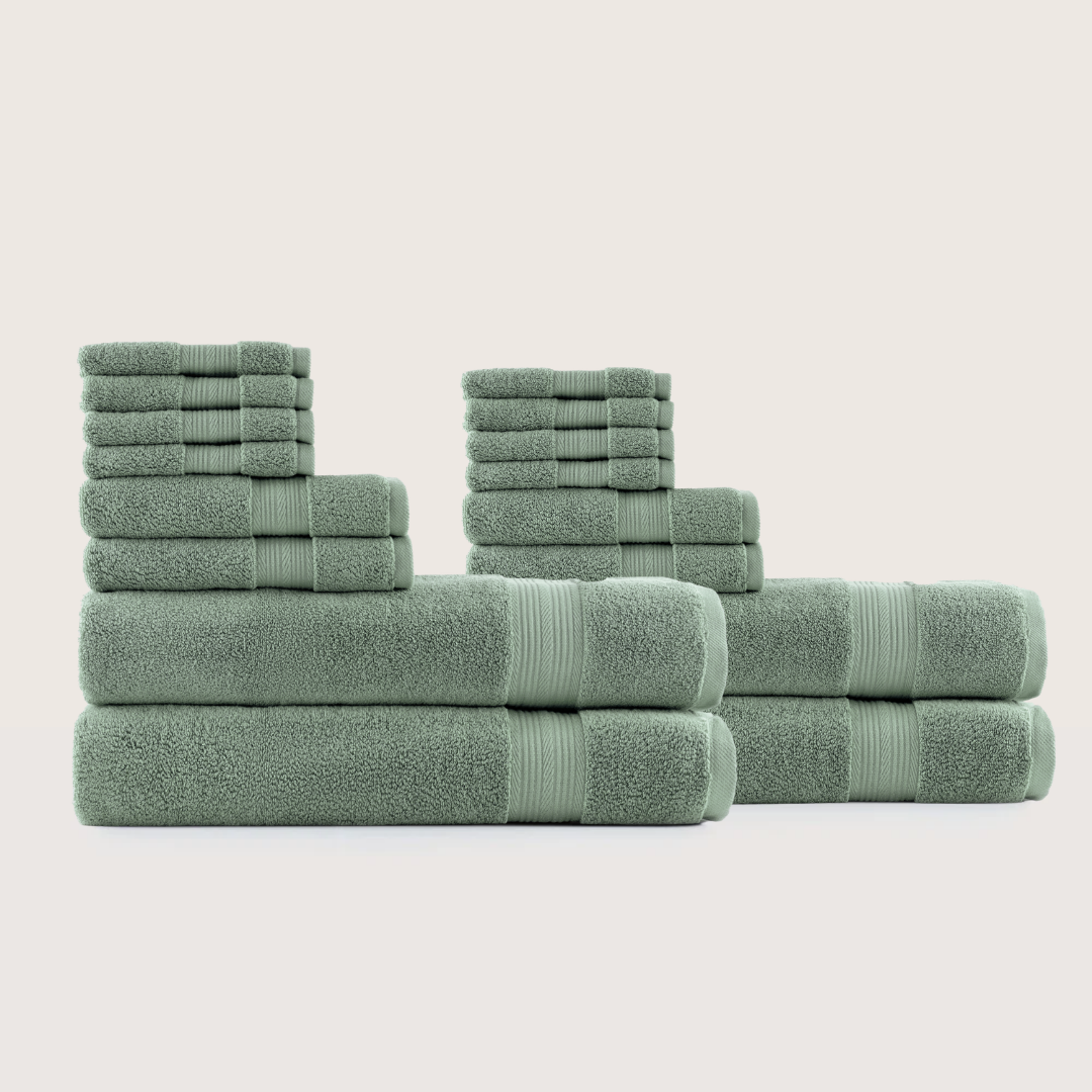 Mallowfern Ultrasoft Family Bundle 16pc - Sage