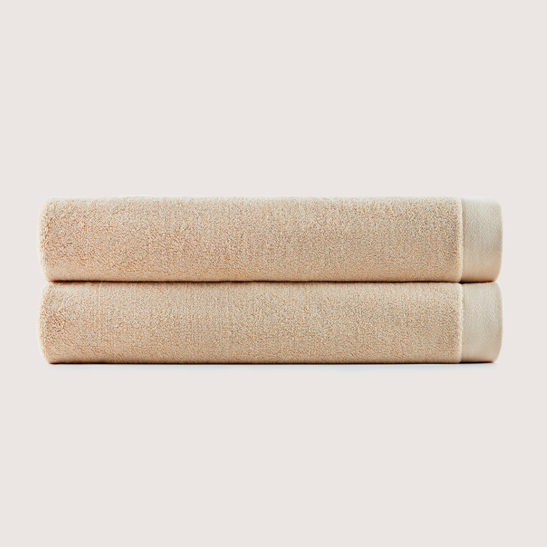 Mallowfern Heavyweight 800 GSM Towel Set - Sand