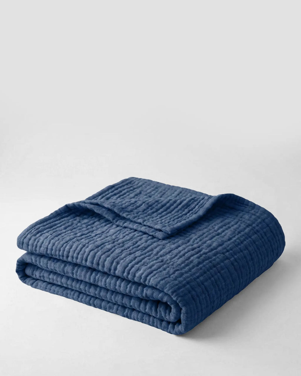 Mallowfern 6-Layer Muslin Cotton Blanket - Blue