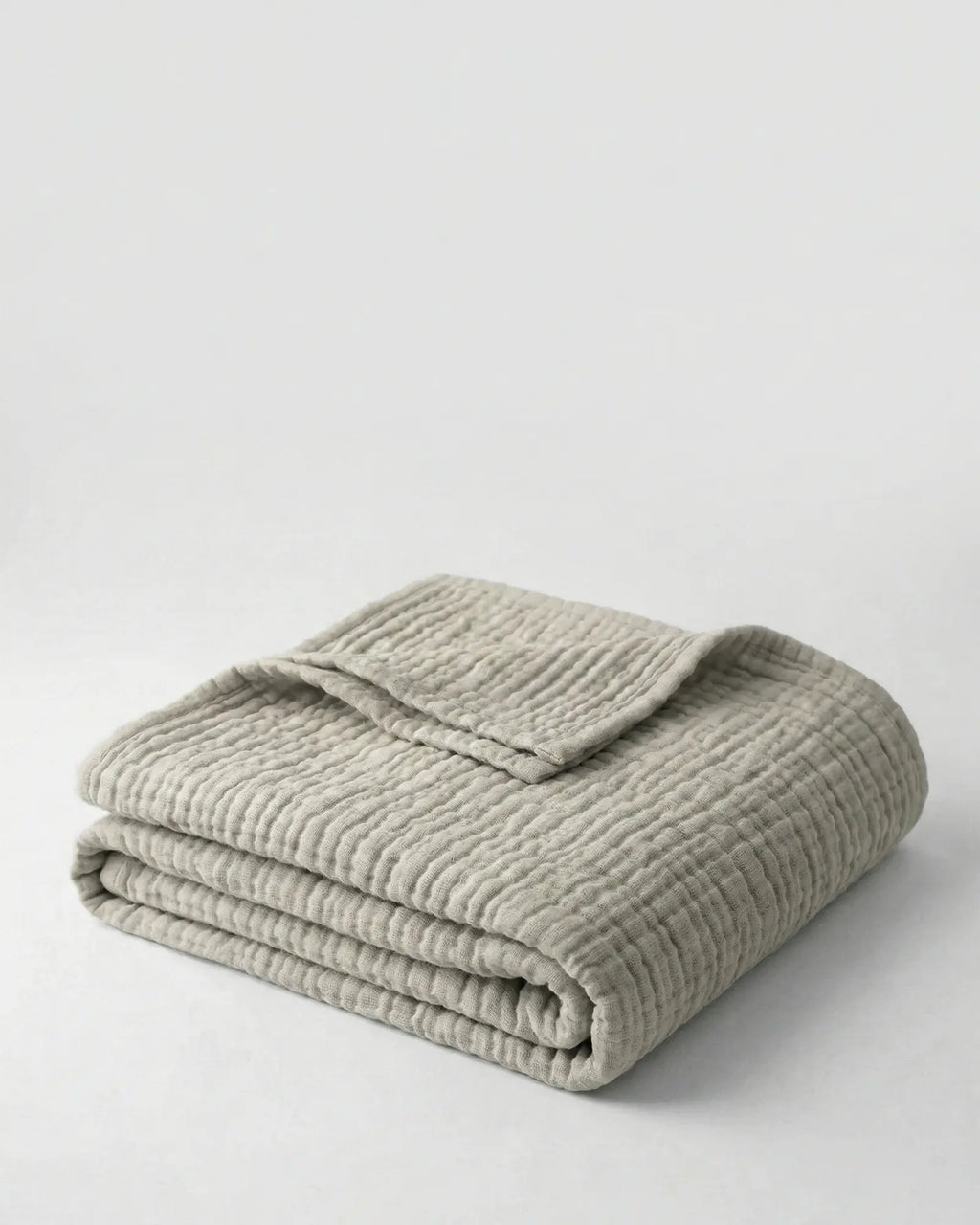 Mallowfern 6-Layer Muslin Cotton Blanket - Grey