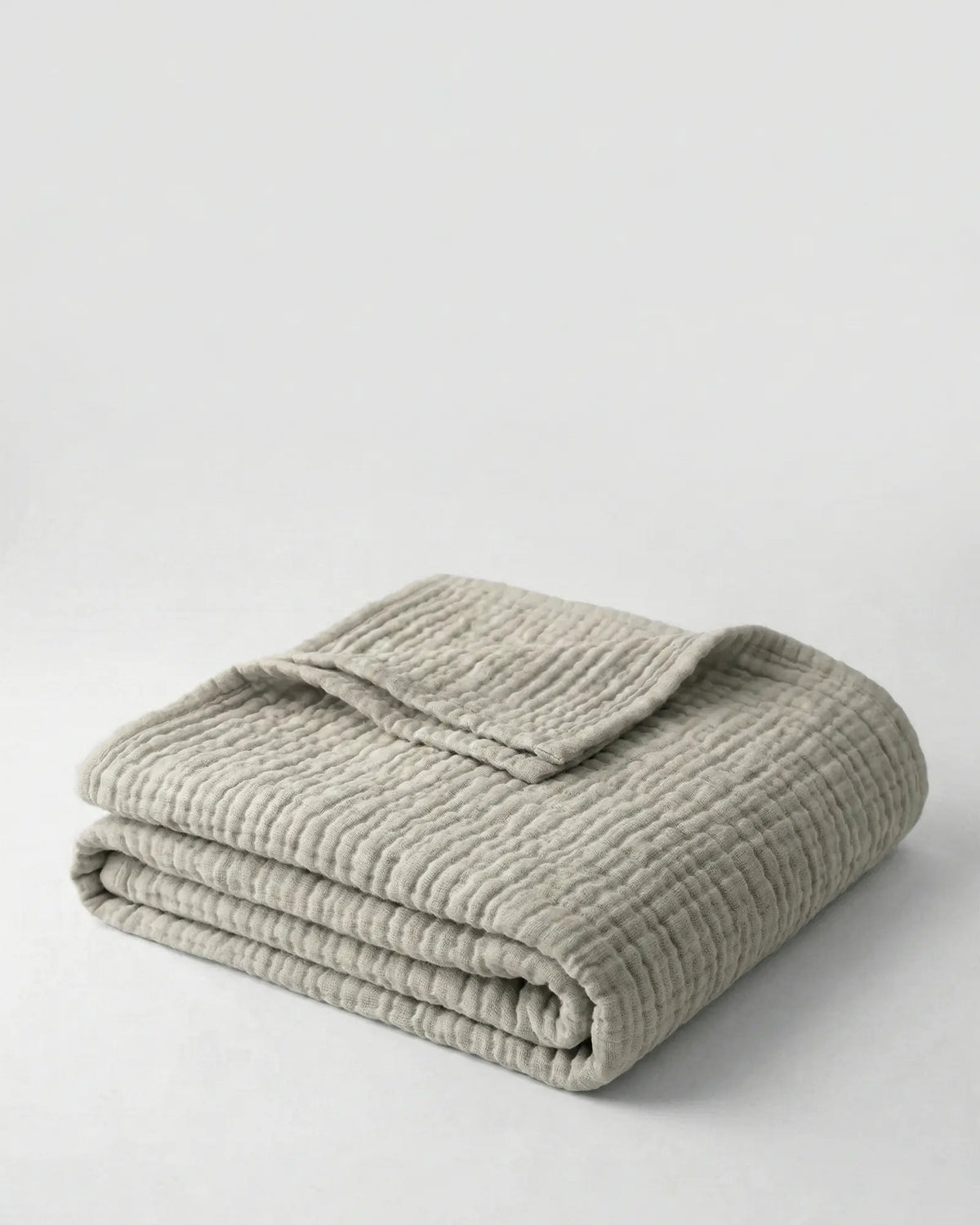 Mallowfern 6-Layer Muslin Cotton Blanket - Grey