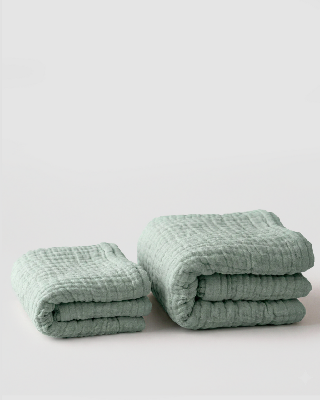 Mallowfern Winter Muslin Blanket - Green