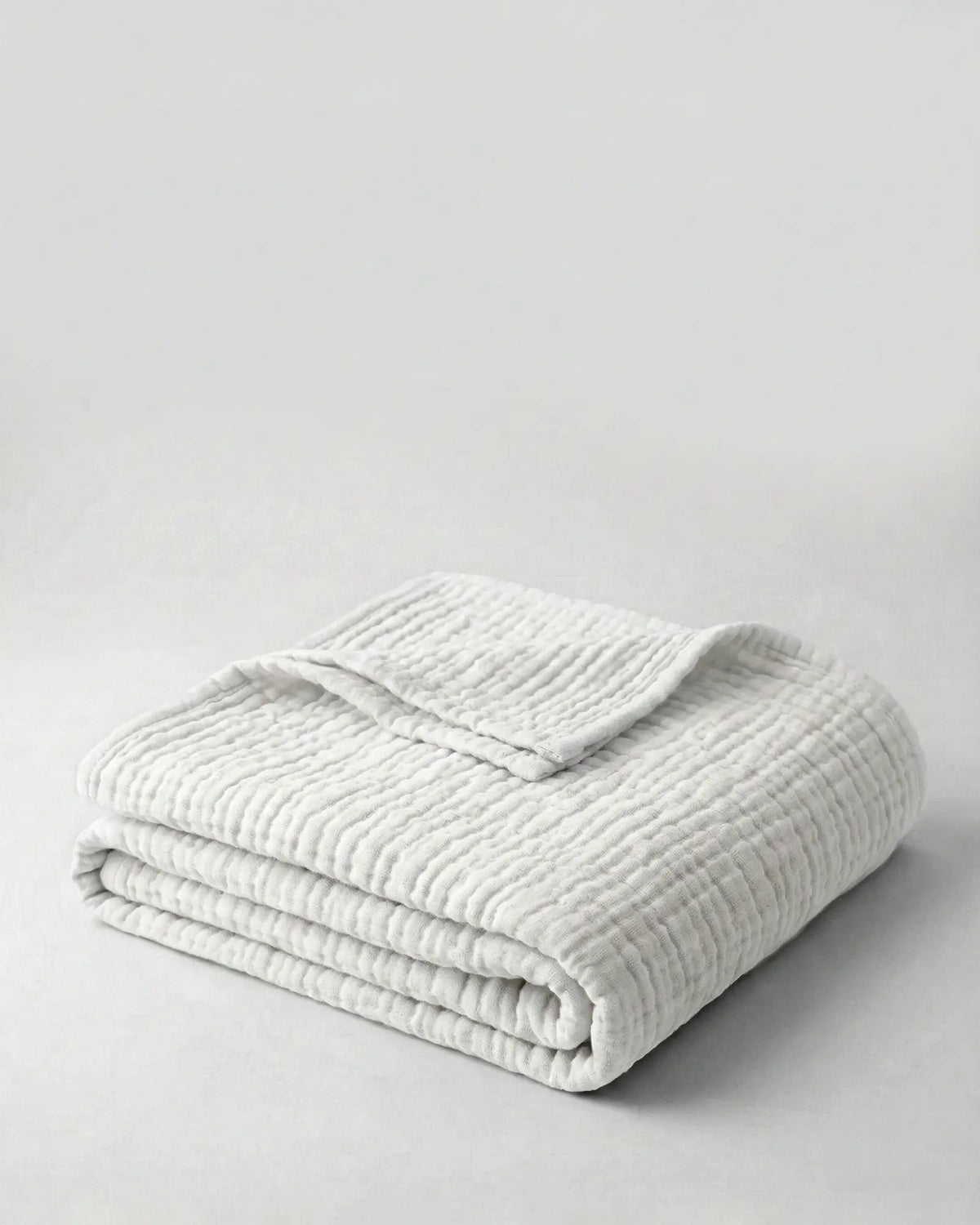 Mallowfern 6-Layer Muslin Cotton Blanket - White