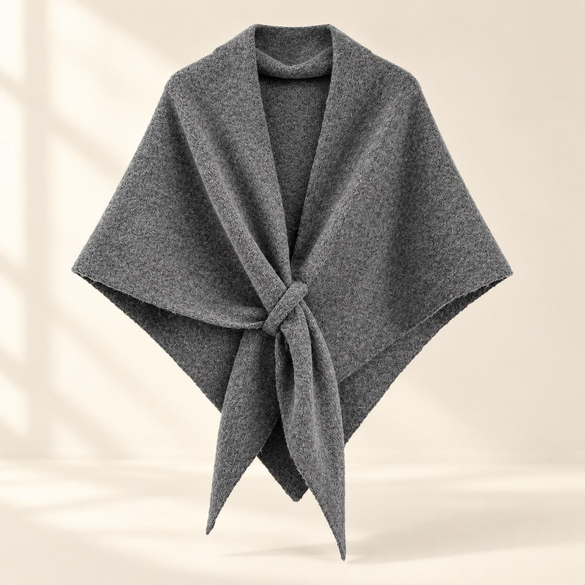 Classic Fleece Shawl in Grey