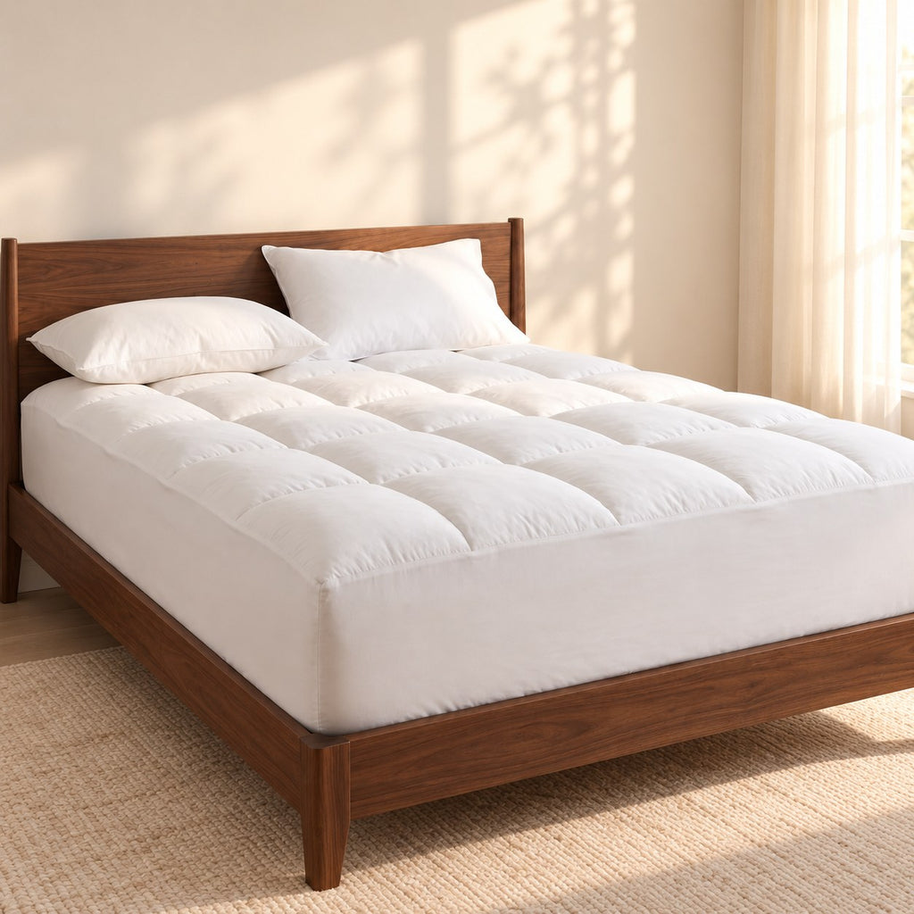AI staging image for Mallowfern Cloud Mattress Topper