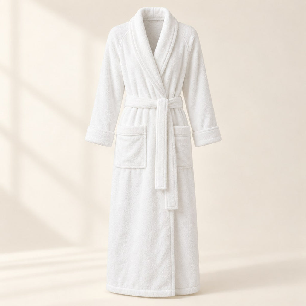 Cloud Plush Robe in Cloud White
