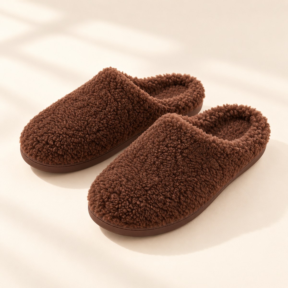 Cocoon Slippers in Chocolate