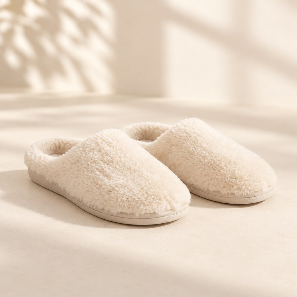 AI staging image for Mallowfern Cocoon Slippers
