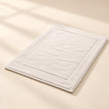 Cotton Bath Mat in Cloud White