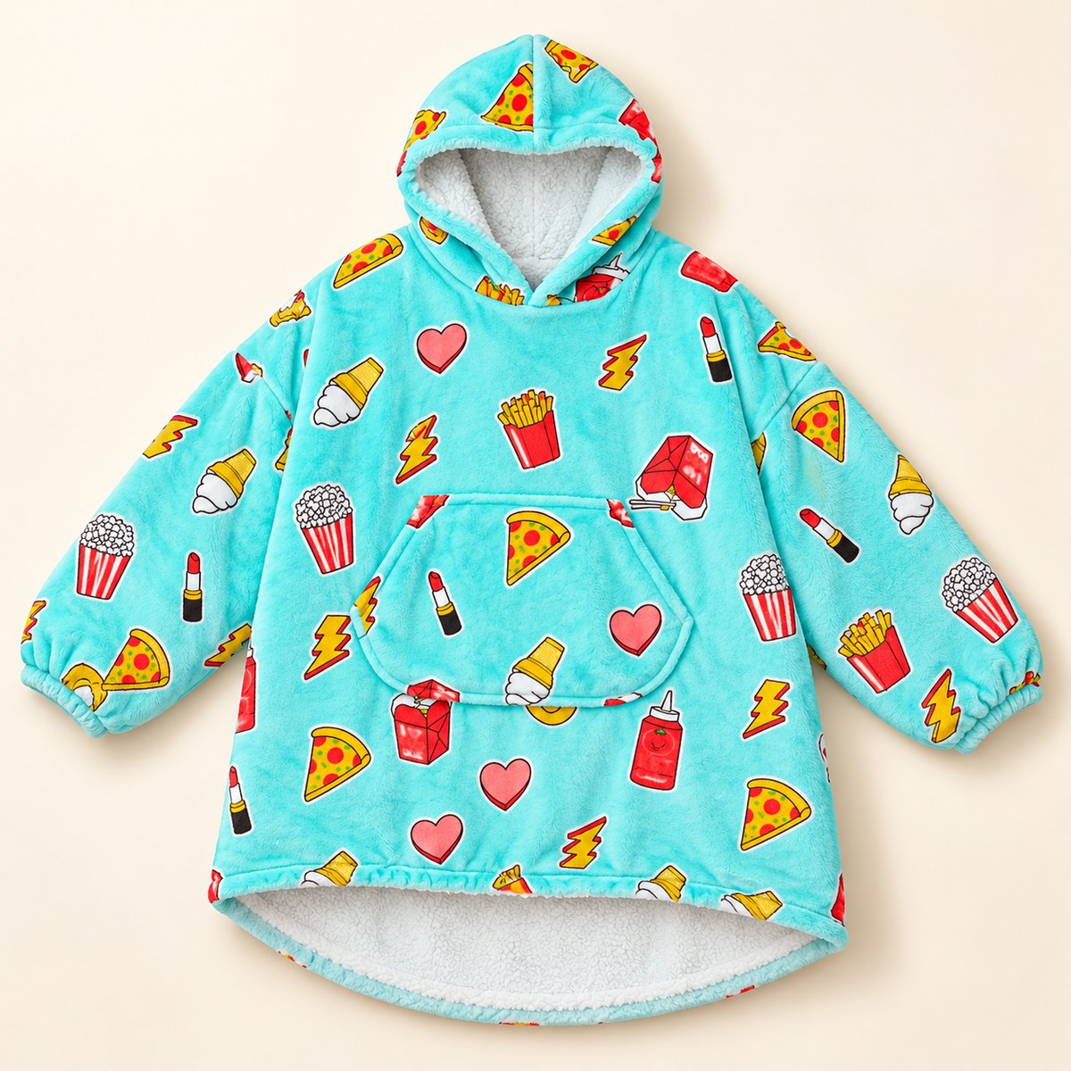 Heated Wearable Blanket in Coke Fries