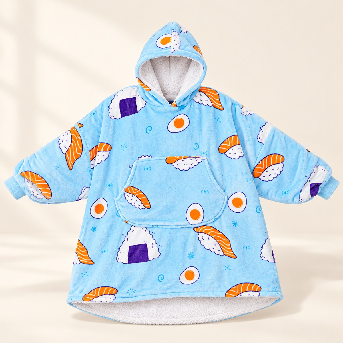 Heated Wearable Blanket in Sushi