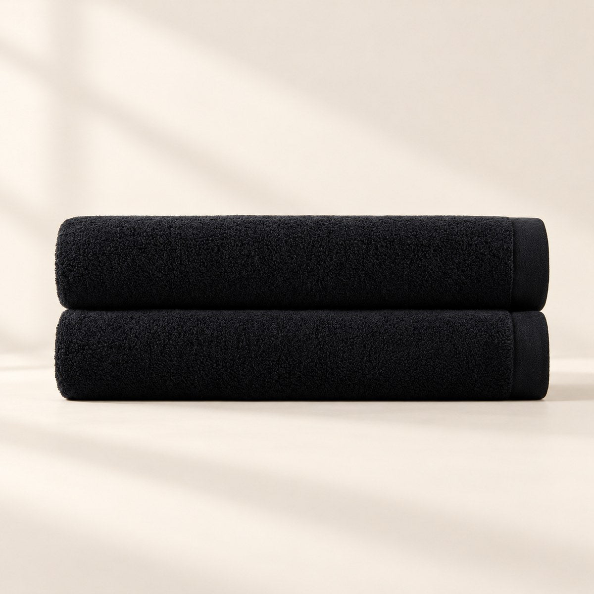 Heavyweight 800 GSM Towel Set in Midnight Black