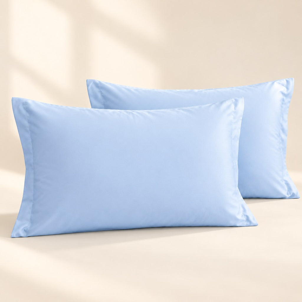 Ice Cooling Pillowcase Pair in Blue Sapphire