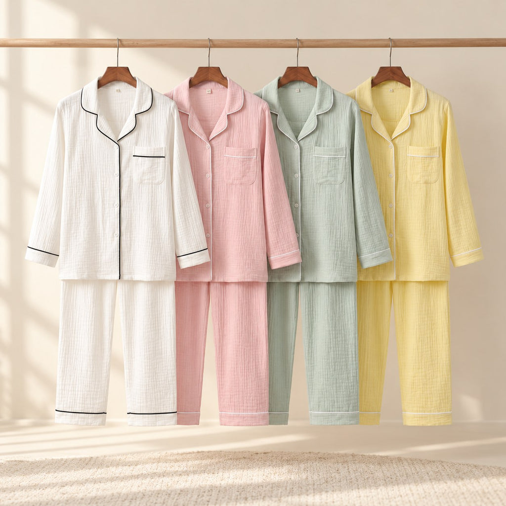 AI staging image for Mallowfern Long Sleeve Muslin Pajama
