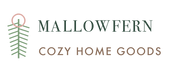 Mallowfern logo with readable cozy home goods tagline