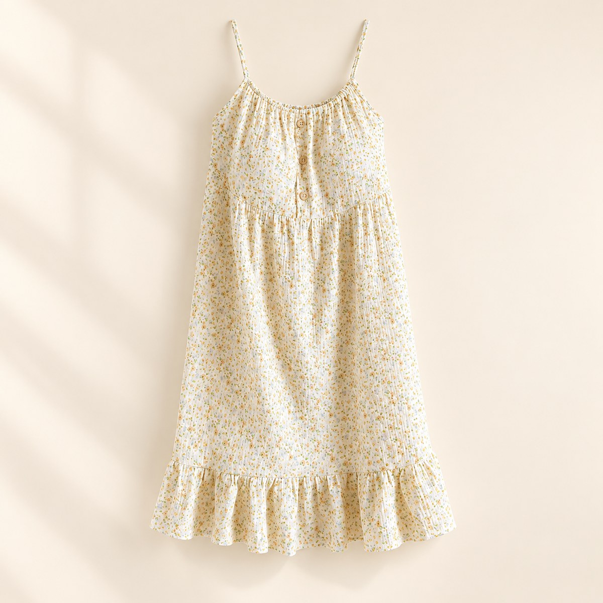 Muslin Nightgown in Sunpetal Stripes