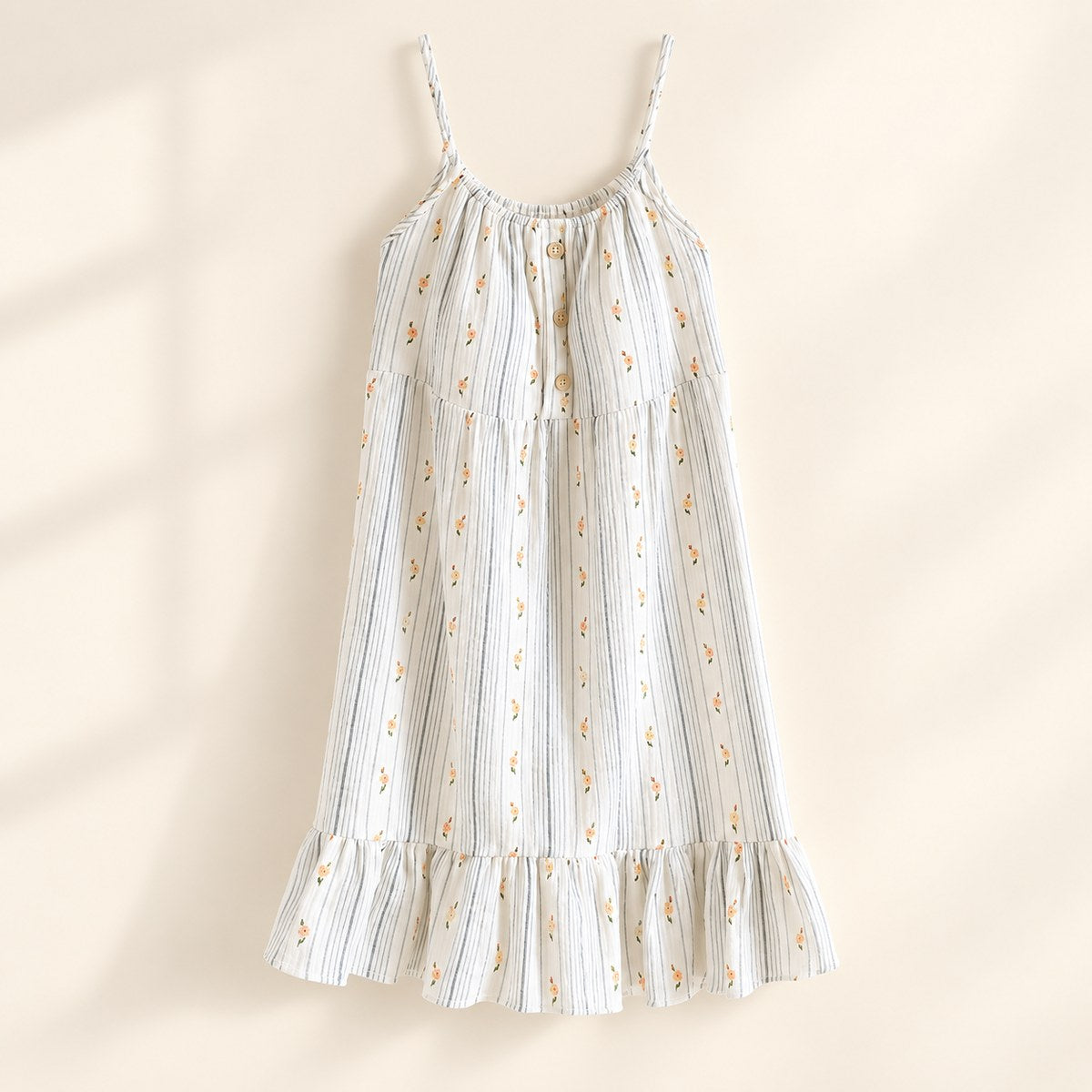Muslin Nightgown in Wildflower Field