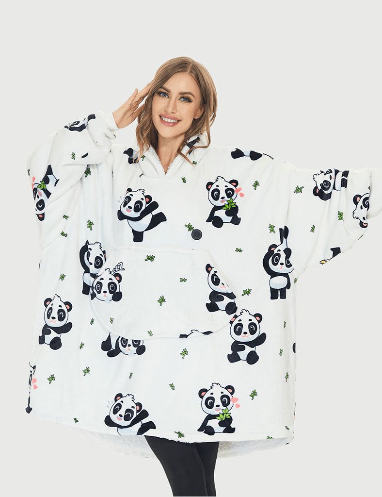 Mallowfern Heated Wearable Blanket - Panda