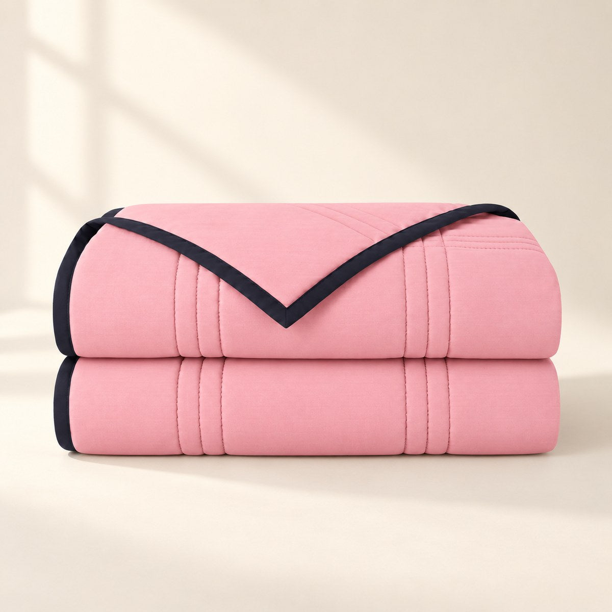 Reversible Cooling Comforter in Blushing Pink