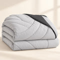 Reversible Cooling Comforter in Silver Grey