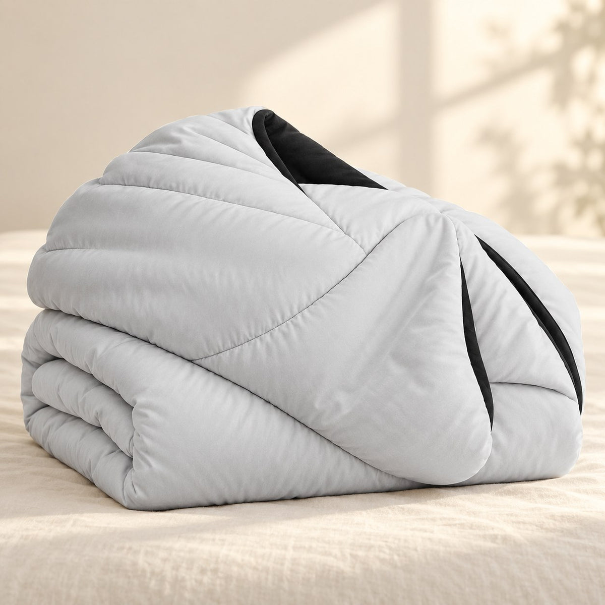 AI staging image for Mallowfern Reversible Cooling Comforter