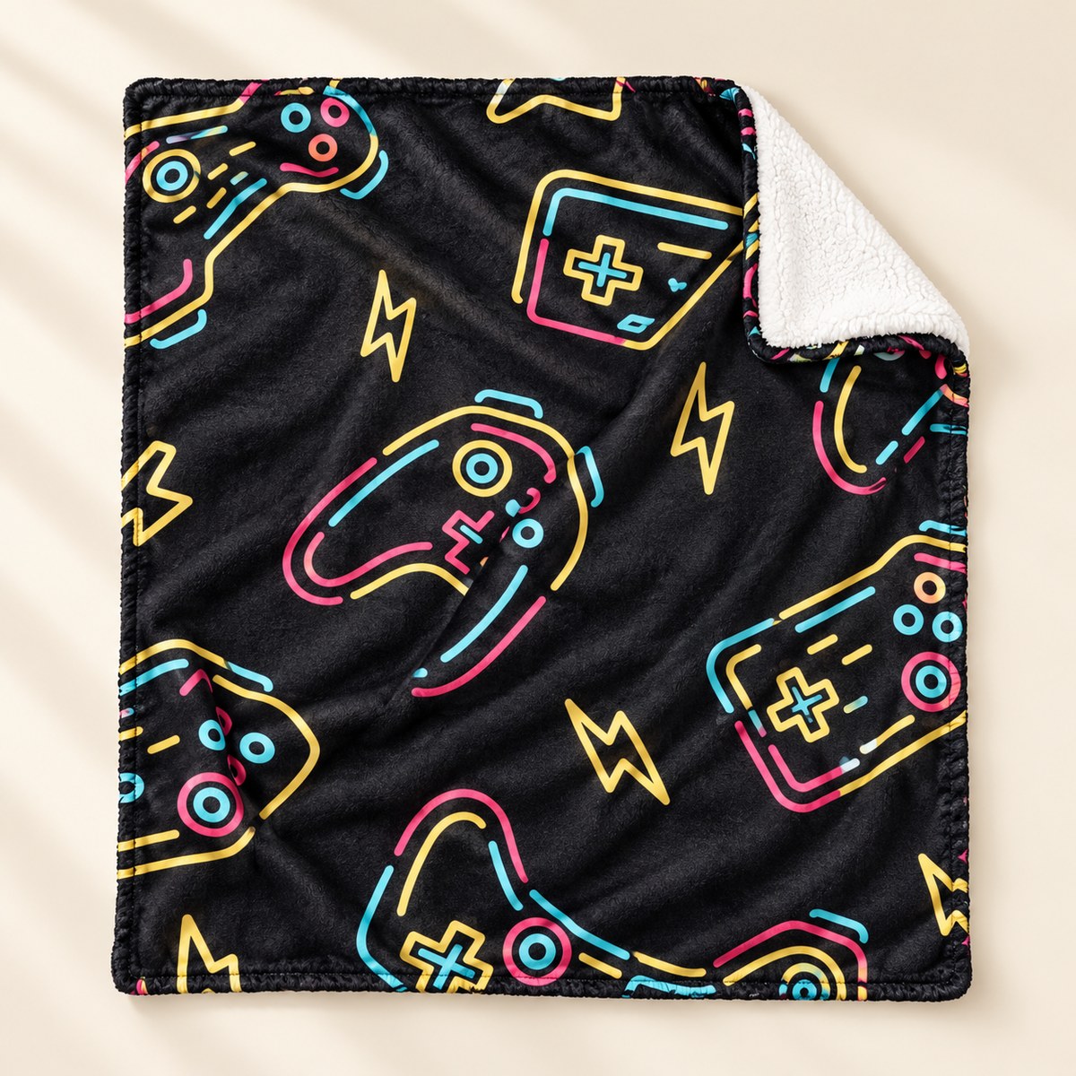 Sherpa Throw Blanket in Player 1