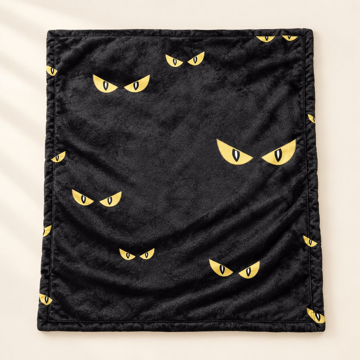 Sherpa Throw Blanket in Spooky Eyes