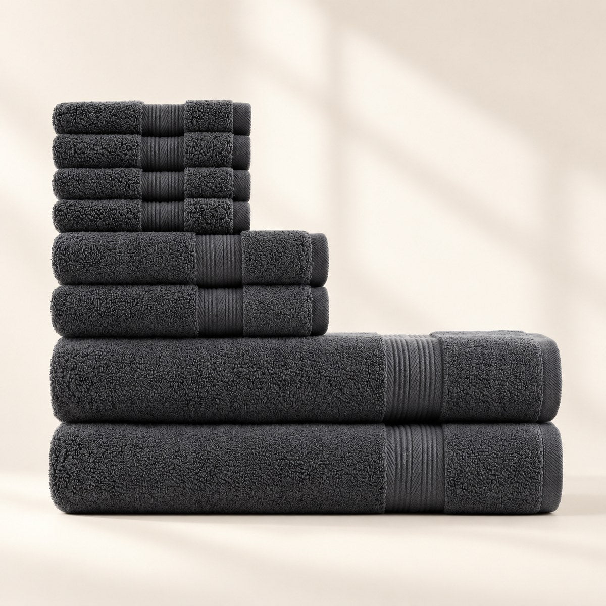 Ultrasoft Bath Bundle 8pc in Charcoal