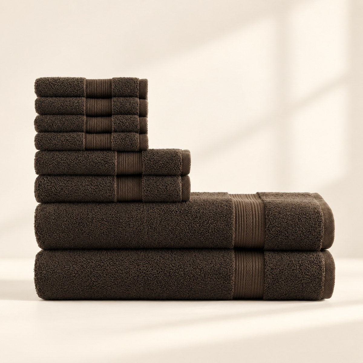 Ultrasoft Bath Bundle 8pc in Espresso Brown