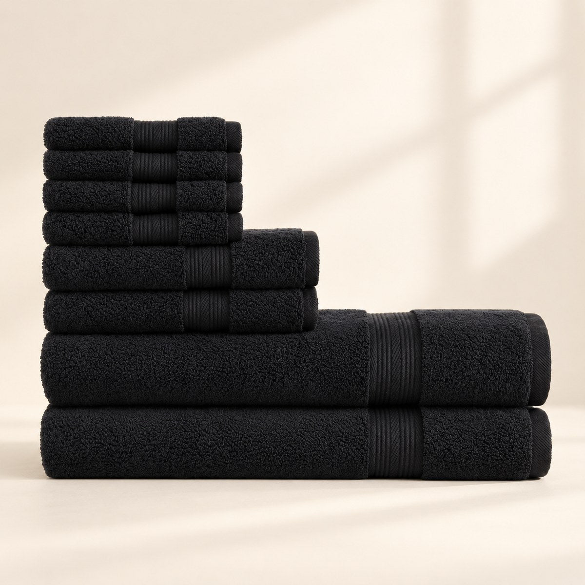 Ultrasoft Bath Bundle 8pc in Midnight Black