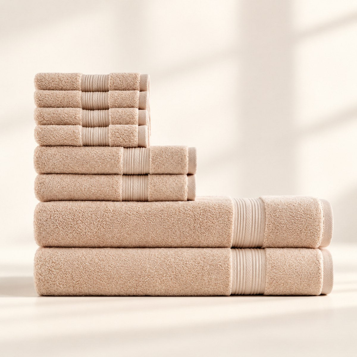 Ultrasoft Bath Bundle 8pc in Sand